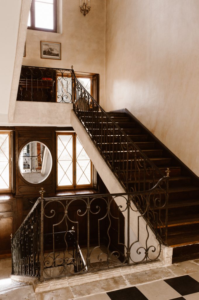 Escalier du Chateau de Laborde St Martin