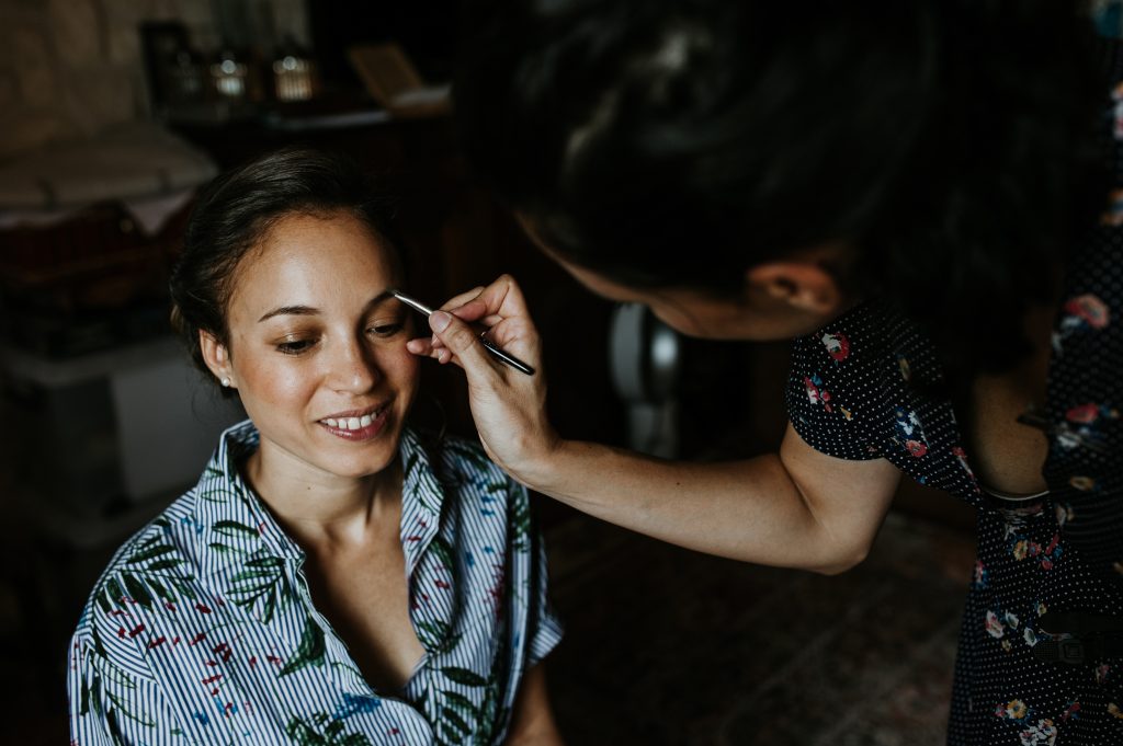 Maquillage de la mariée